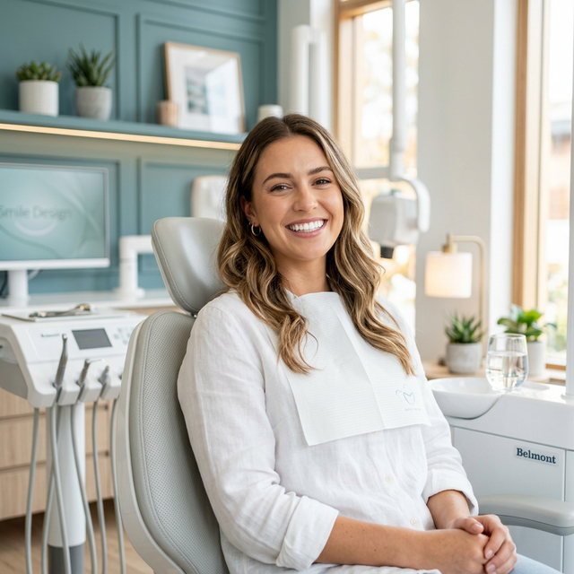 Smiling patient at Crown Kraft Dentist Studio